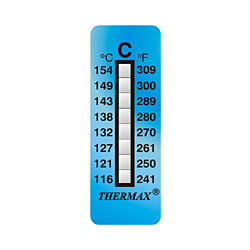Thermax temperature measuring paper 8C: 116-154 degrees