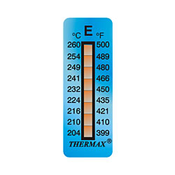 Thermax temperature measuring paper 8E: 24-260 degrees