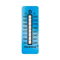 Thermax temperature measuring paper 8D: 160-199 degrees